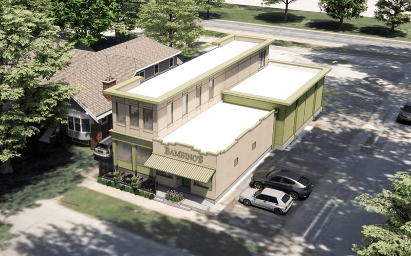 Bambinos on Delmar Rendering